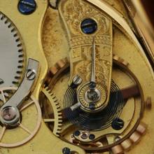 Thumbnail von A. Lange & Söhne 18k Gold ½ Savonette mit Chronograf Diamant Original Box und Zertifikat 1890. </h1>