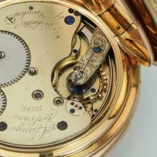 Thumbnail von A. Lange & Söhne 150g 18k Louis XV. Renaissance Savonette Taschenuhr ¼ Repetition Orign Box 1882 </h1>
