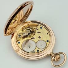 Thumbnail von A. Lange & Söhne Ungetragene 58mm/159g Anker Chronometer Original Box zertifikat 18k Gold 1901