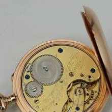 Thumbnail von A. Lange & Söhne Full Set14k Gold Taschenuhr ¼ Repetition Original Etui Garantiekarte 1885