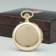 Thumbnail von Haas Nevaux & Cie. 18k. Gold Taschenuhr 36j Minutenrepetition Split-Sekunde Chronograph und Box 1905