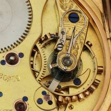 Thumbnail von A. Lange & Söhne 18k Gold Guilliaume-Unruhe Kal.45 Taschenuhr Original Box Museums Zertifikat 1910. </h1>