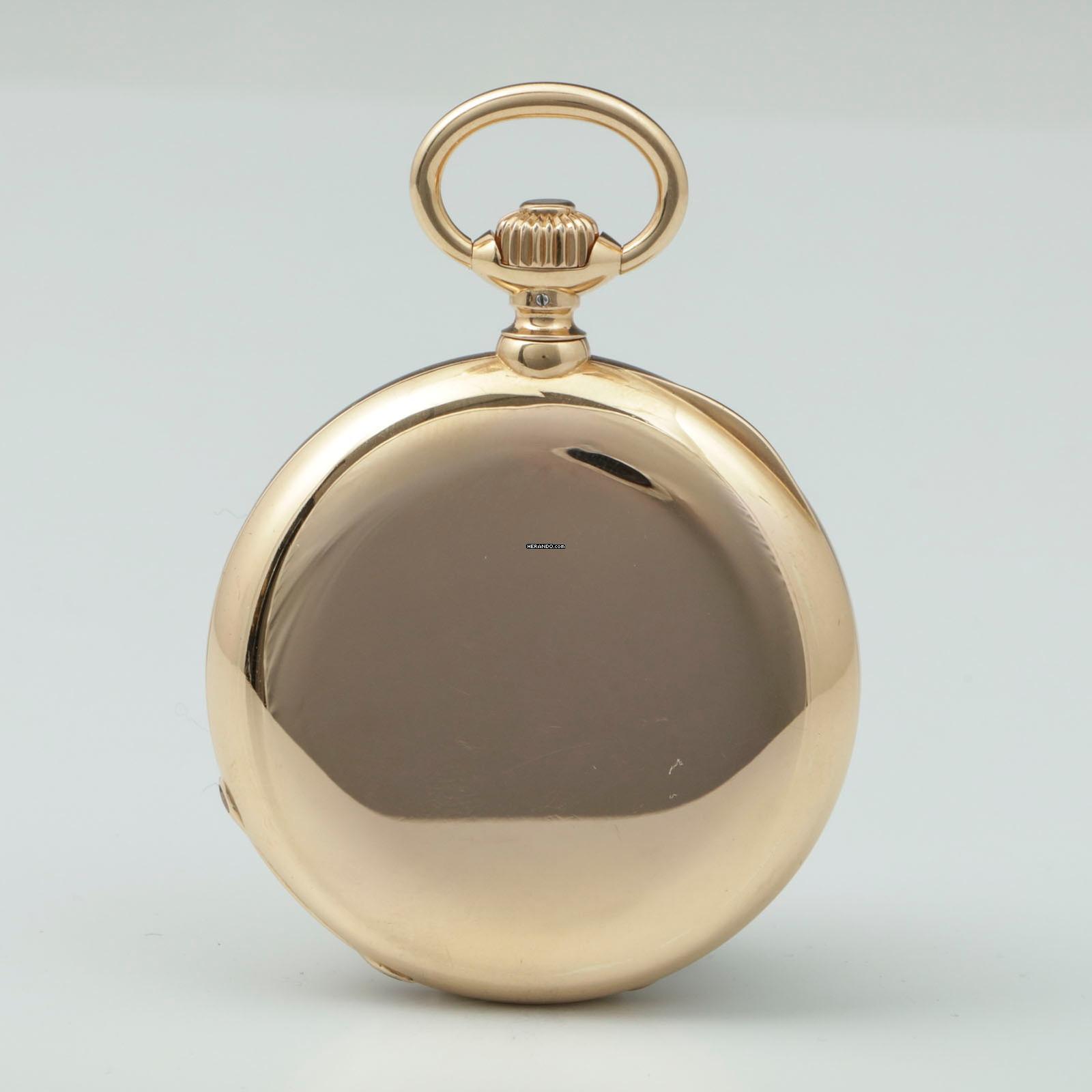 Thumbnail von Richard Glaeser Glashütter Rarität 1A 18k Gold Taschenuhr Reseller Eduard Fleischer Glashütte & Dresden