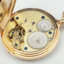Thumbnail von Richard Glaeser Glashütter Rarität 1A 18k Gold Taschenuhr Reseller Eduard Fleischer Glashütte & Dresden