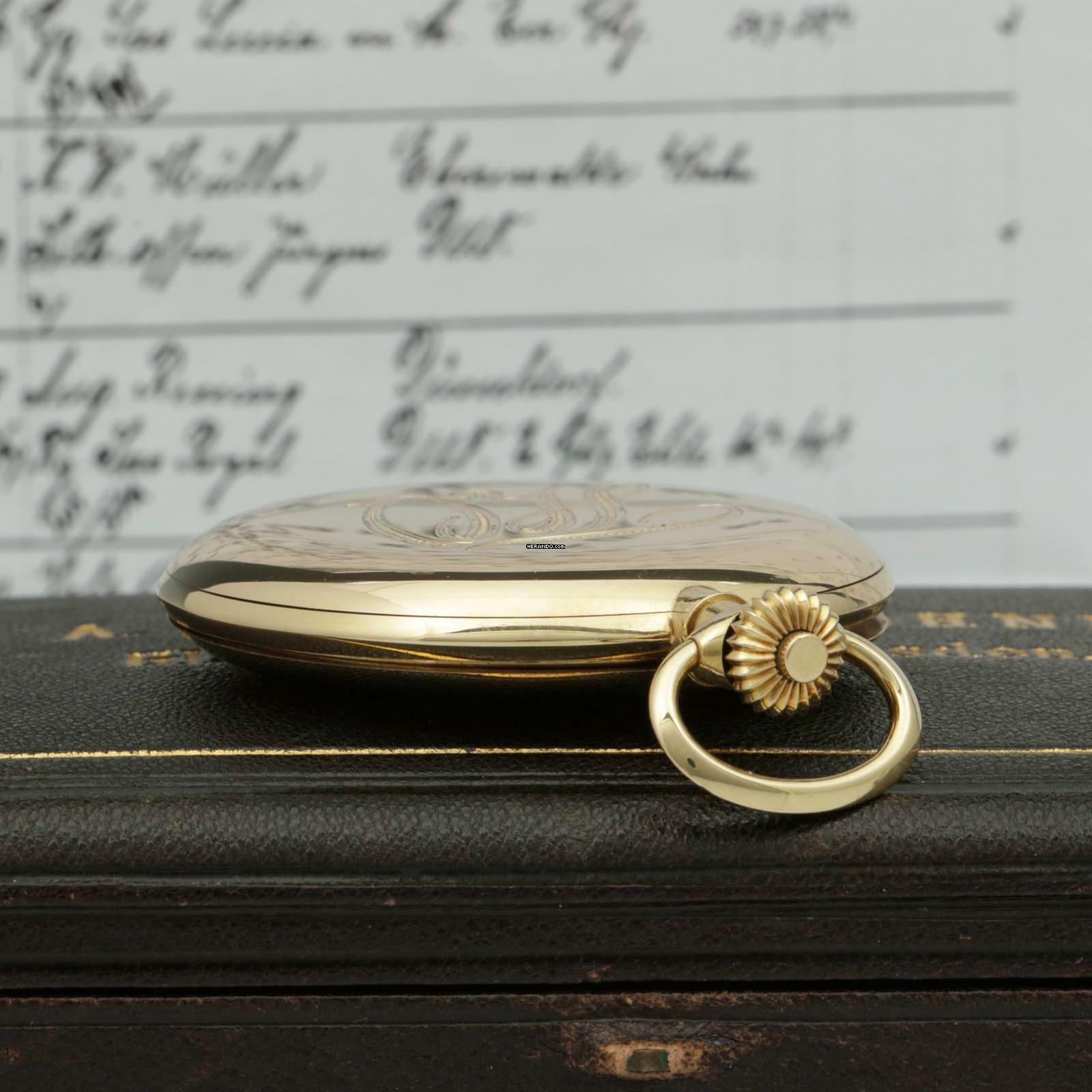 Thumbnail von A. Lange & Söhne neuwertige Qualität 1A Tresoruhr 18k Gold mit Original Etui und Papiere 1917 </h1>