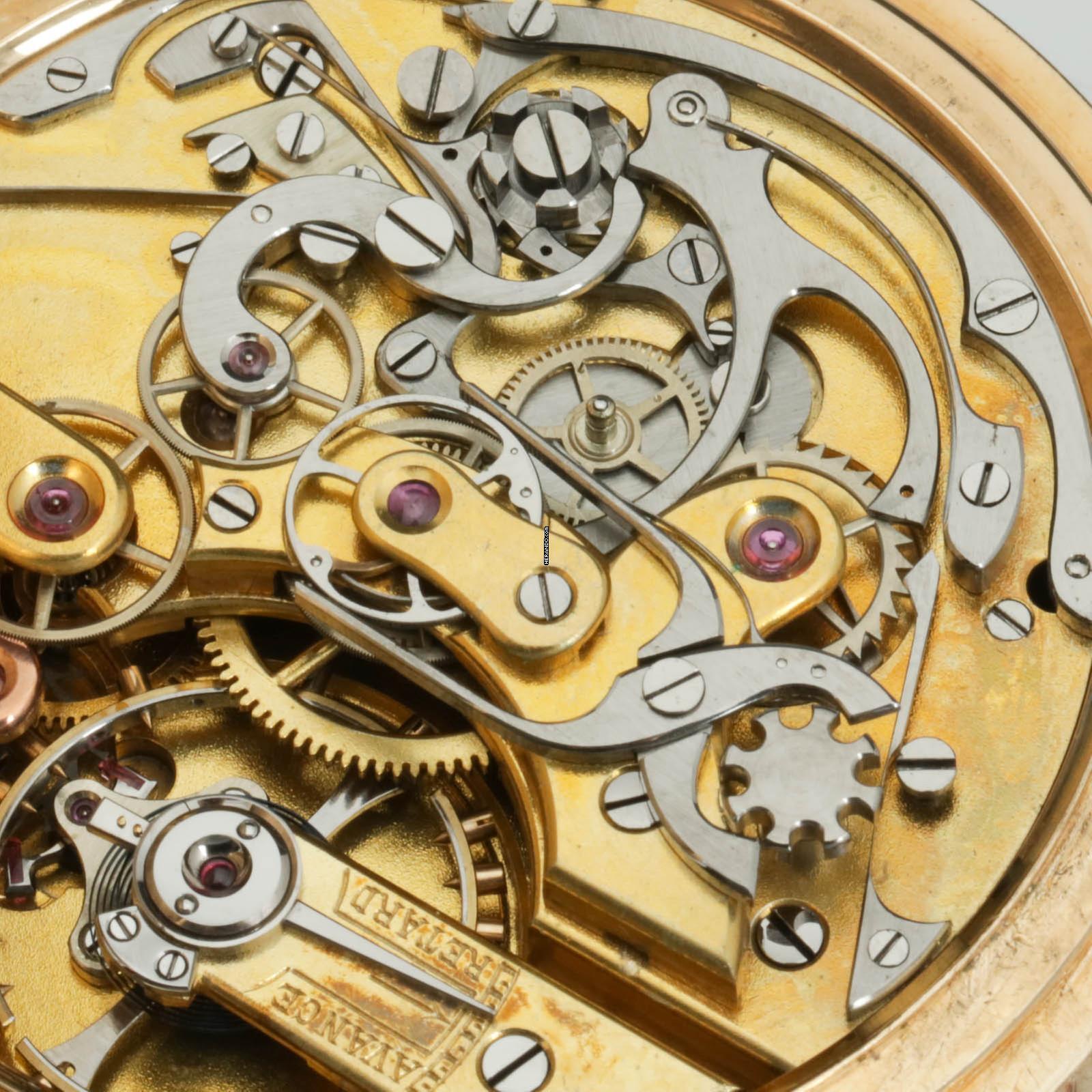 Thumbnail von Ungemarkt Taschenuhr Gr. schwerer Schweizer Ankerchronometer Split Sekunde 1890 Valée de Joux