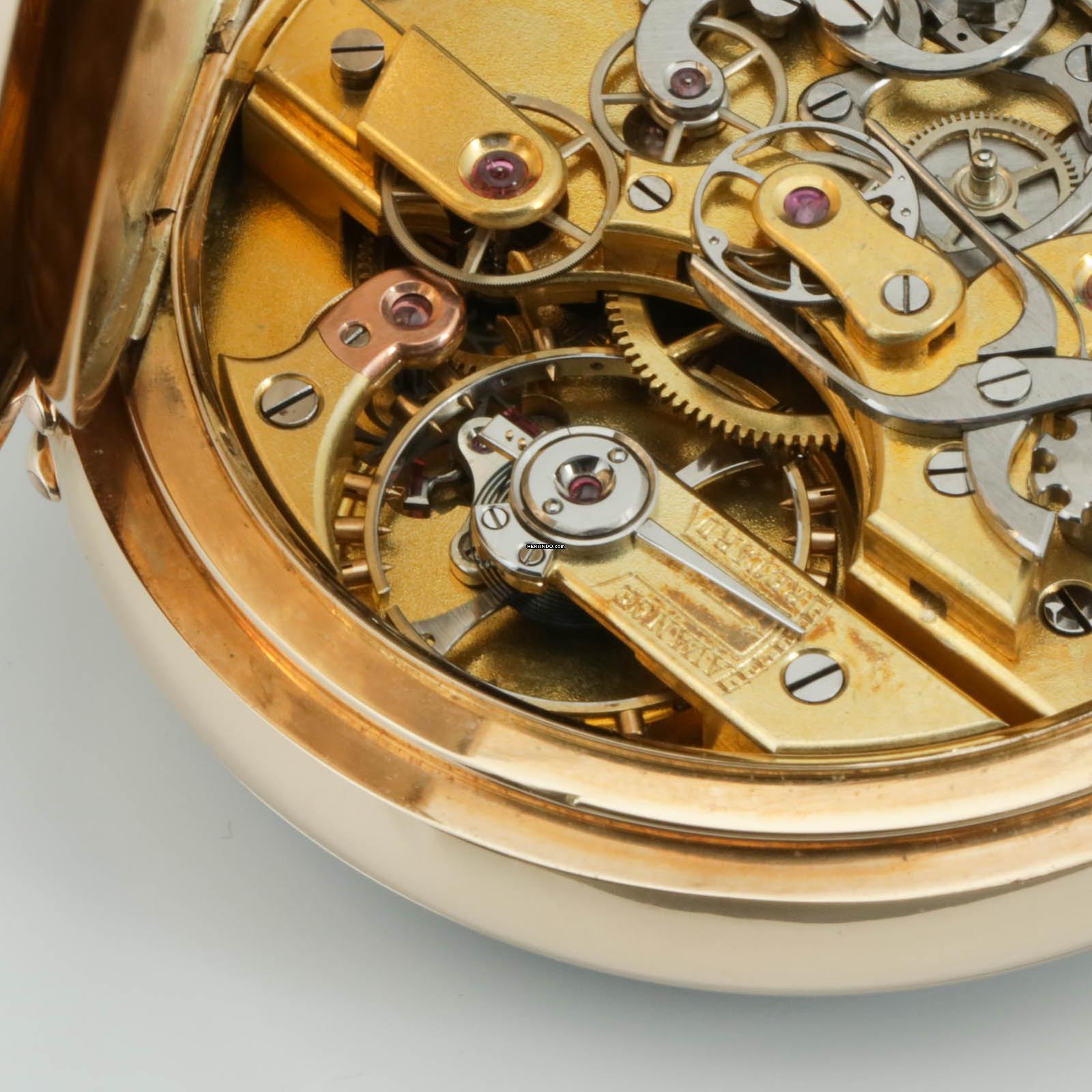 Thumbnail von Ungemarkt Taschenuhr Gr. schwerer Schweizer Ankerchronometer Split Sekunde 1890 Valée de Joux