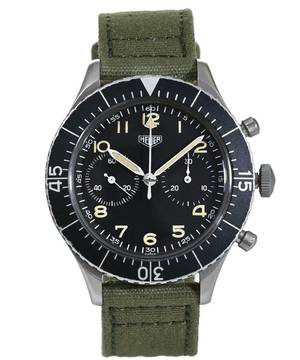  TAG Heuer Bundeswehr Chronograph Flyback Ref. 1550 SG Vintage </h1> 
