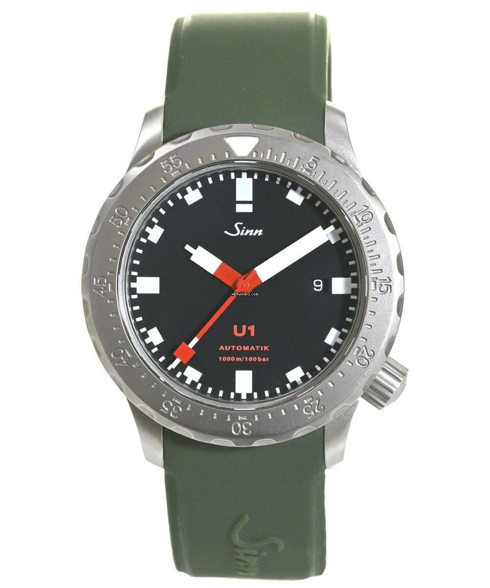  Sinn U1 aus U-Boot-Stahl (Monochrom Lünette) Ref. 1010 </h1> 