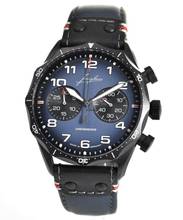 Thumbnail von Junghans Meister Pilot Chronoscope Navy Blue Limited 300 Stk. Ref. 27/3396.00