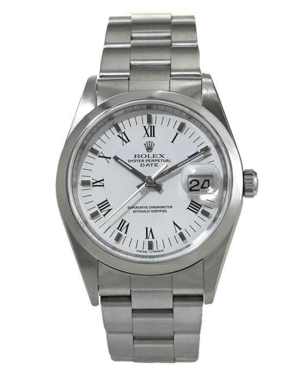  Rolex Oyster Perpetual Date 34 mm Ref. 115200 </h1> 