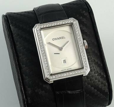  Chanel Boy-Friend White Gold Diamonds 