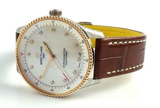 Thumbnail von Breitling Navitimer 32 Stahl / Gold Brillanten