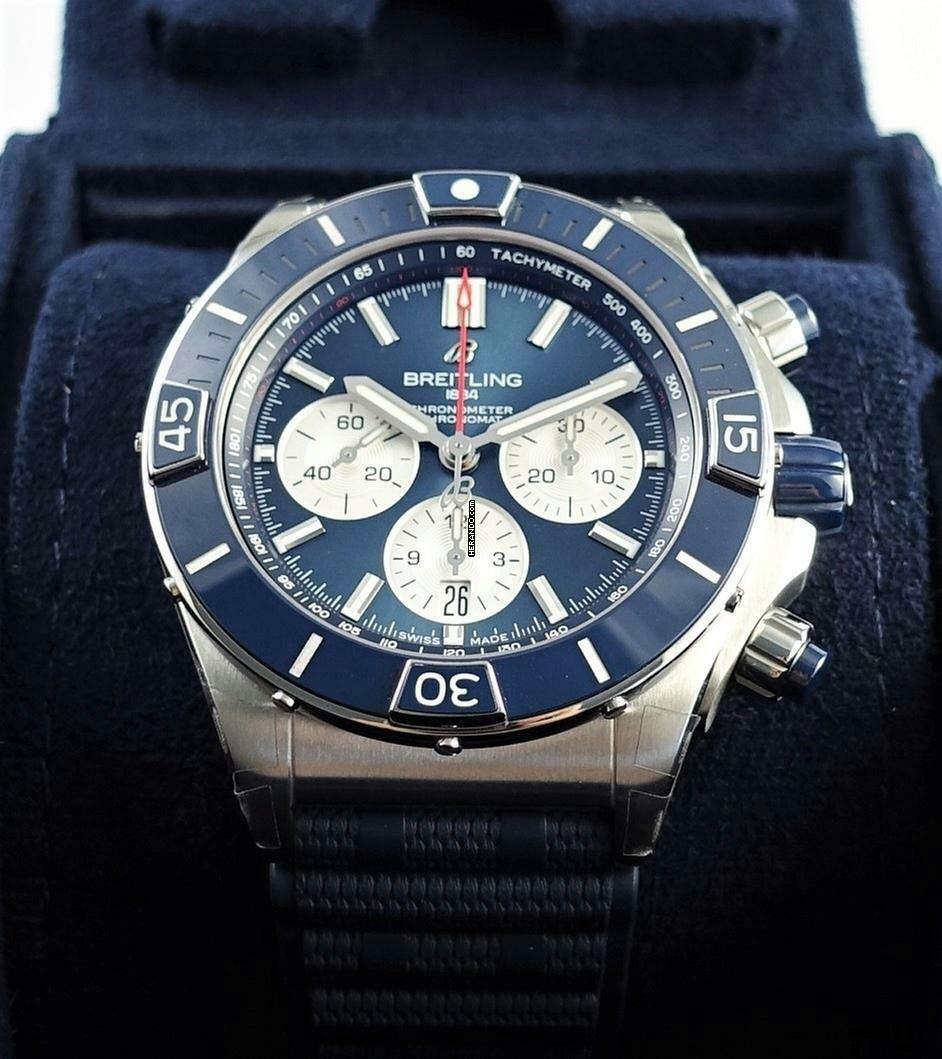  Breitling Chronomat Super Chronomat B01 44 Blue 