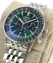 Thumbnail von Breitling Navitimer 1 B01 Chronograph 46 Green Full Set / New Watch
