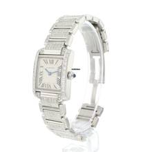 Thumbnail von Cartier Tank Française PM Steel Iced Out </h1>