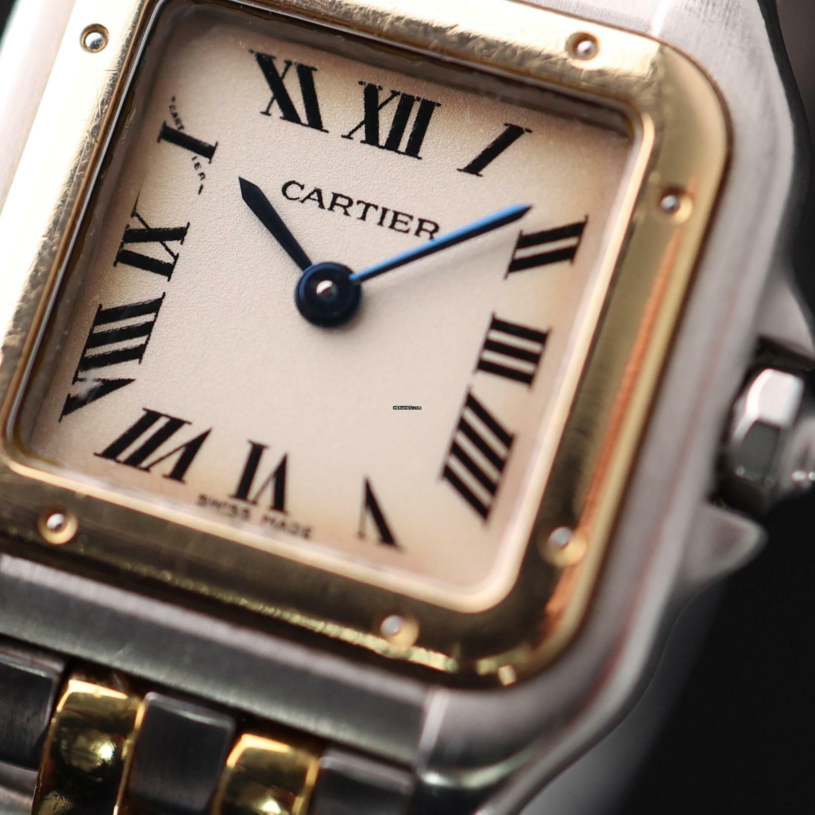 Thumbnail von Cartier Panthère PM Steel Gold 2 Rows </h1>