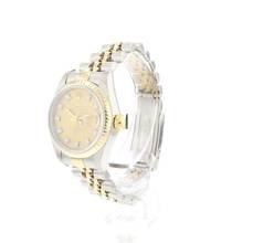 Thumbnail von Rolex Lady-Datejust 26 Steel Gold Jubilee Fluted Champagne Diamond Dial