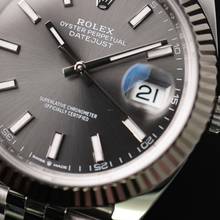 Thumbnail von Rolex Datejust 41 Jubilee Fluted Rhodium Dial NEW 2024 </h1>