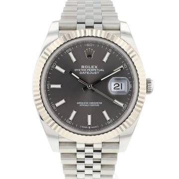  Rolex Datejust 41 Jubilee Fluted Rhodium Dial NEW 2024 </h1> 