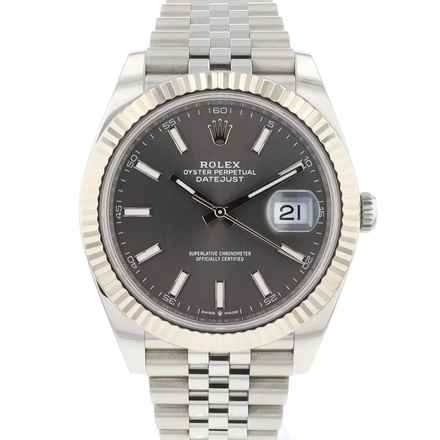  Rolex Datejust 41 Jubilee Fluted Rhodium Dial NEW 2024 </h1> 