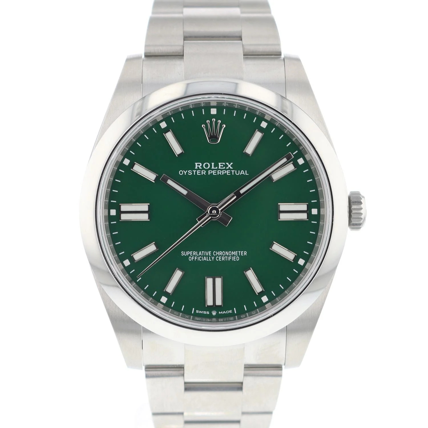 Rolex Oyster Perpetual 41 Green Dial </h1>