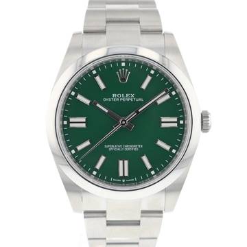  Rolex Oyster Perpetual 41 Green Dial </h1> 