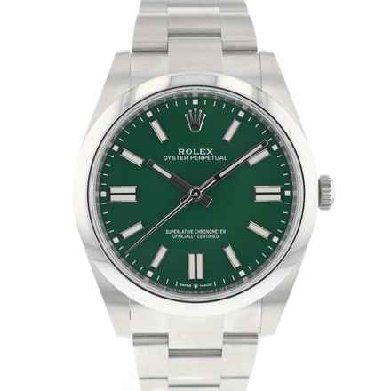  Rolex Oyster Perpetual 41 Green Dial </h1> 