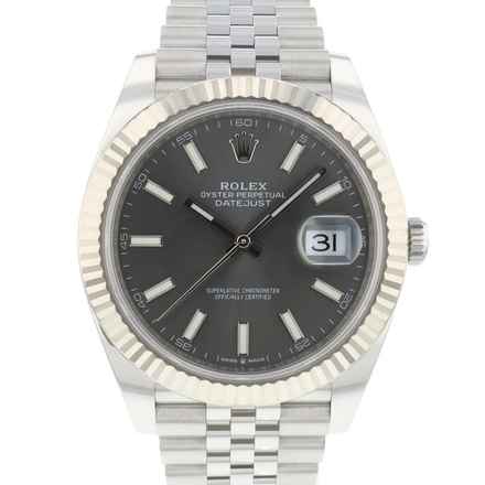  Rolex Datejust 41 Jubilee Fluted Rhodium NEW 2025  