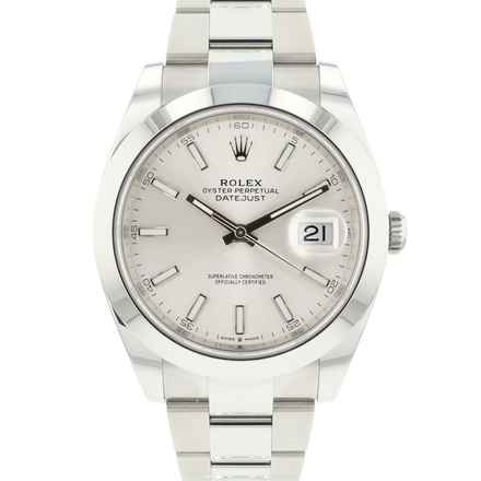  Rolex Datejust 41 Steel Silver Dial </h1> 