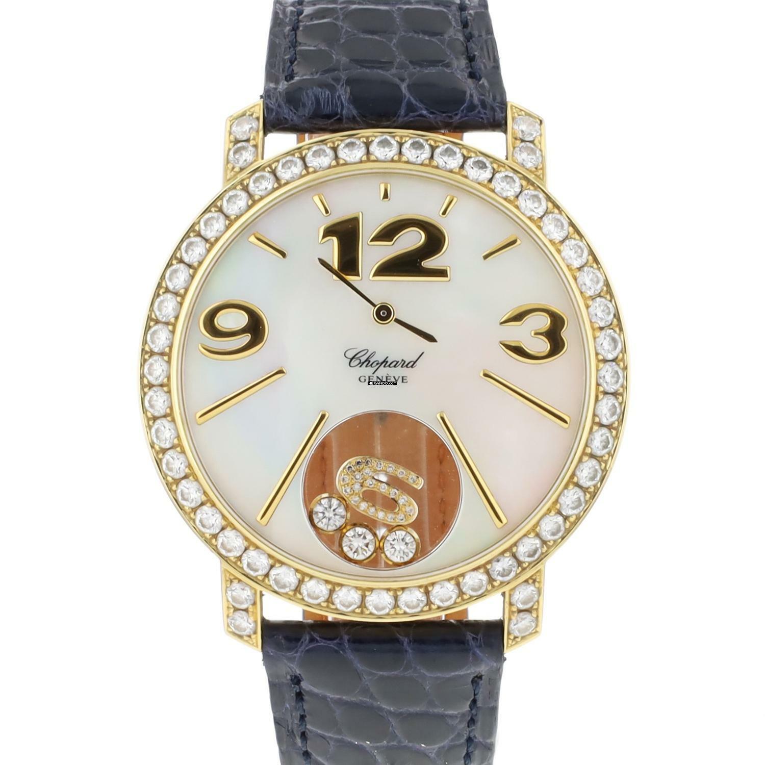  Chopard Happy Diamonds Time Yellow Gold MoP Dial </h1> 