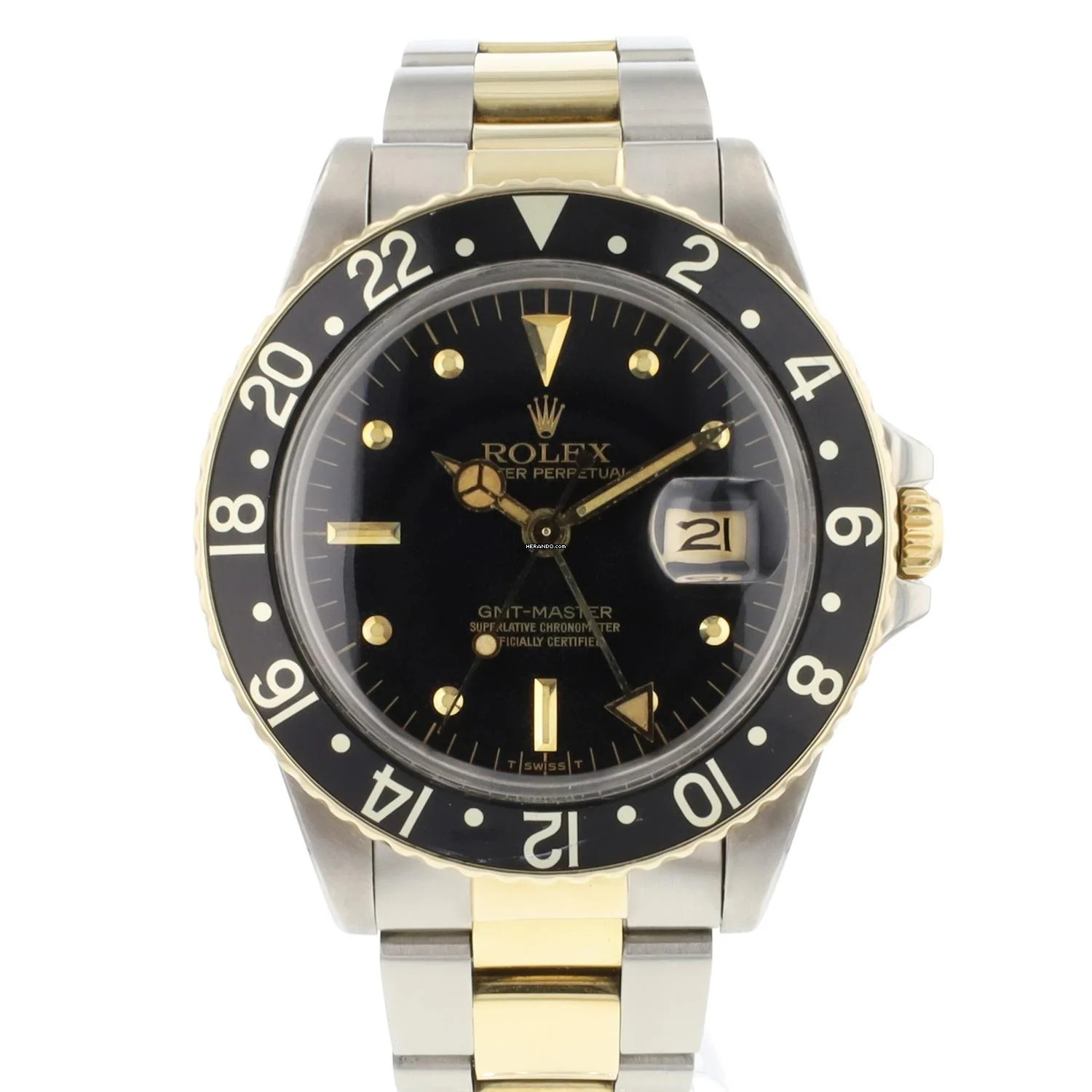Rolex GMT-Master Steel Gold Nipple Dial </h1>