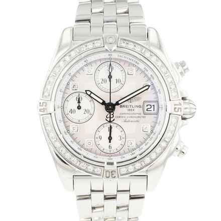  Breitling Chrono Cockpit Chronograph Steel MoP Factory Diamonds </h1> 