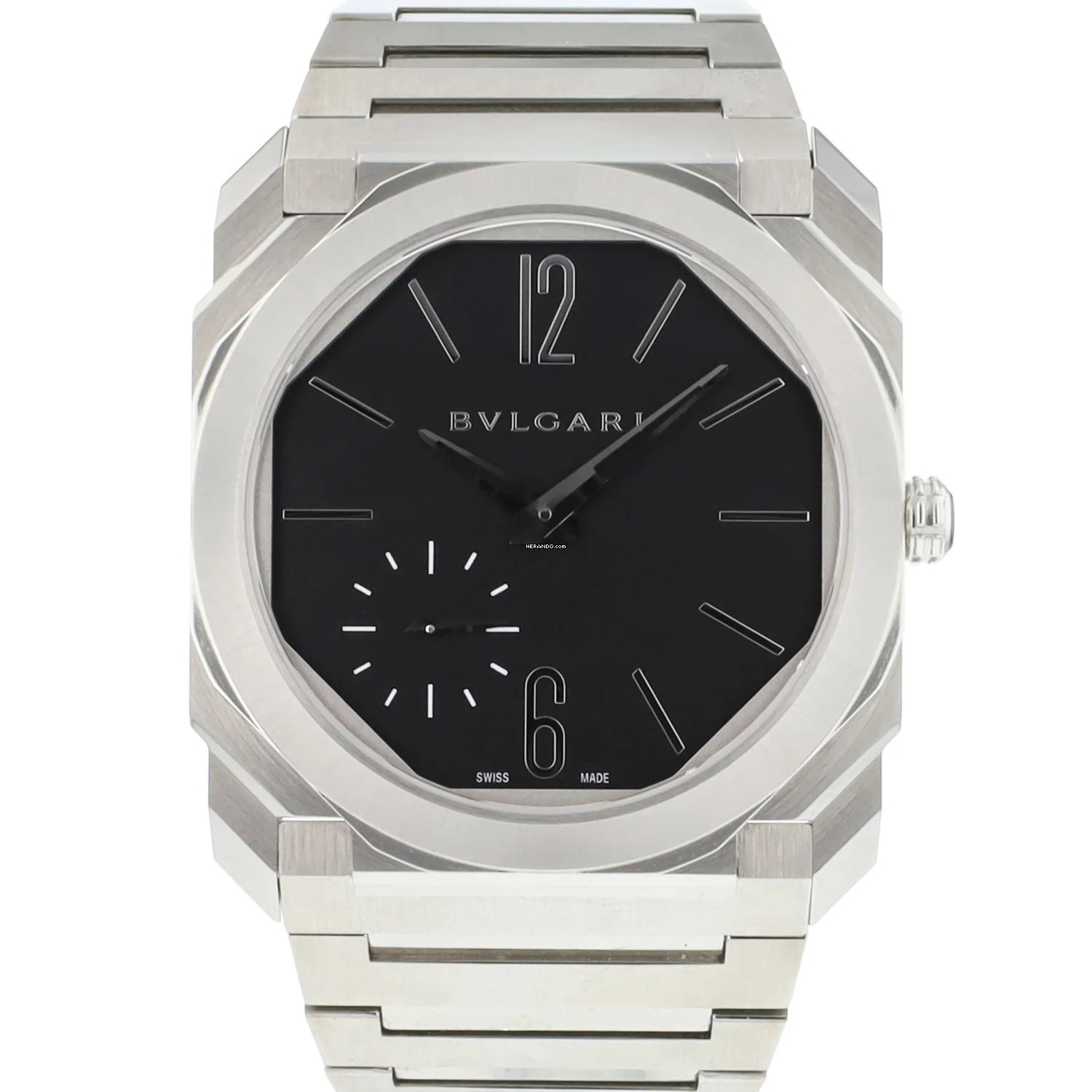  Bulgari Octo Octo Finissimo Steel Black Dial </h1> 