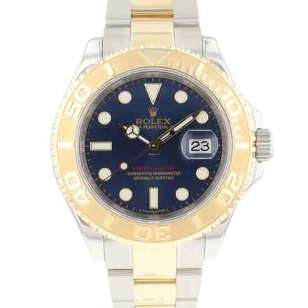  Rolex Yacht-Master 40 Steel / Gold Blue Dial Rehaut </h1> 