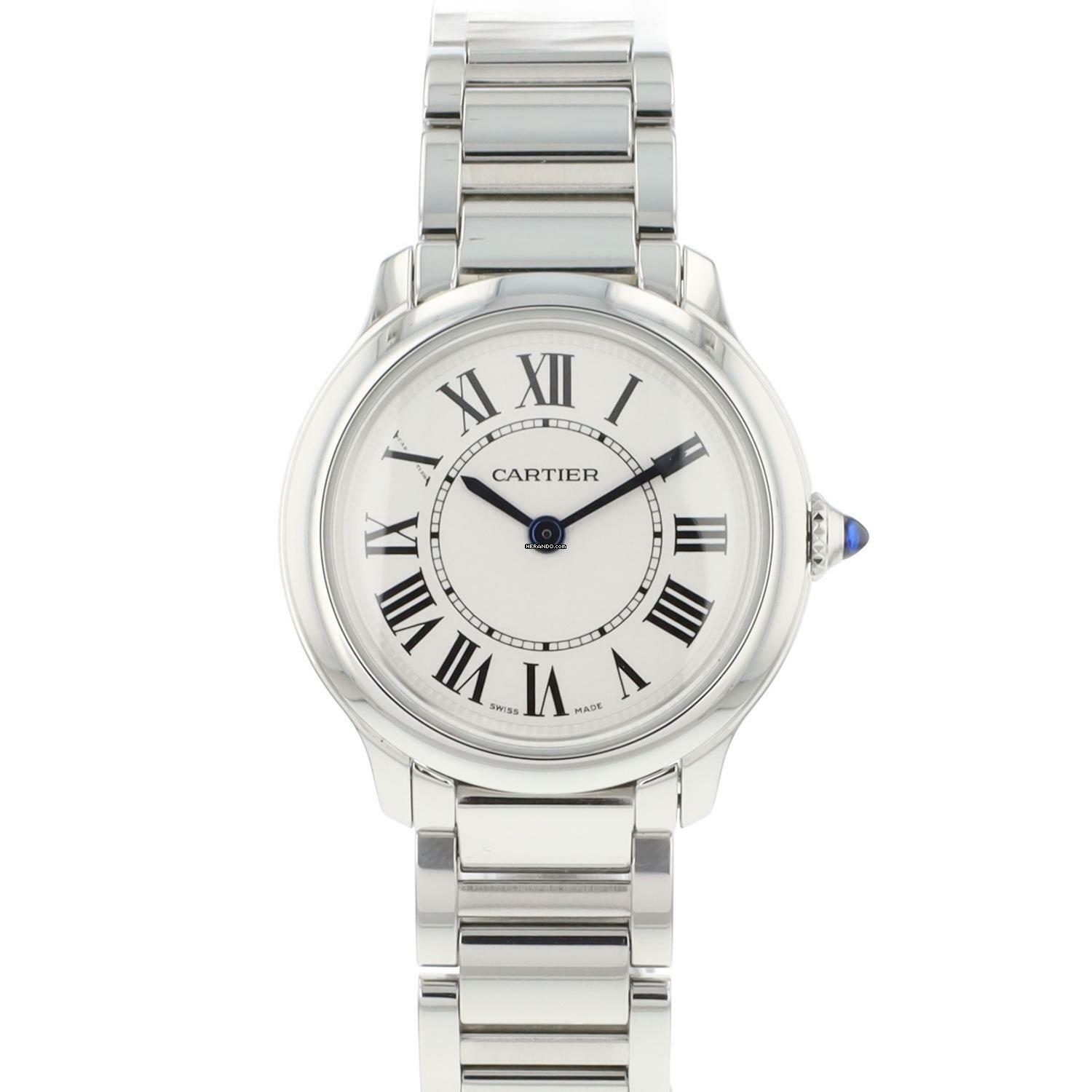 Cartier Ronde de Cartier Must de Cartier Steel Silver Dial </h1>