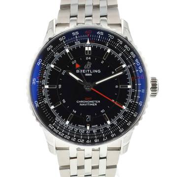 Breitling Navitimer GMT 41 GMT Black Dial NEW 2025 </h1> 