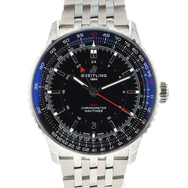  Breitling Navitimer GMT 41 GMT Black Dial NEW 2025 </h1> 
