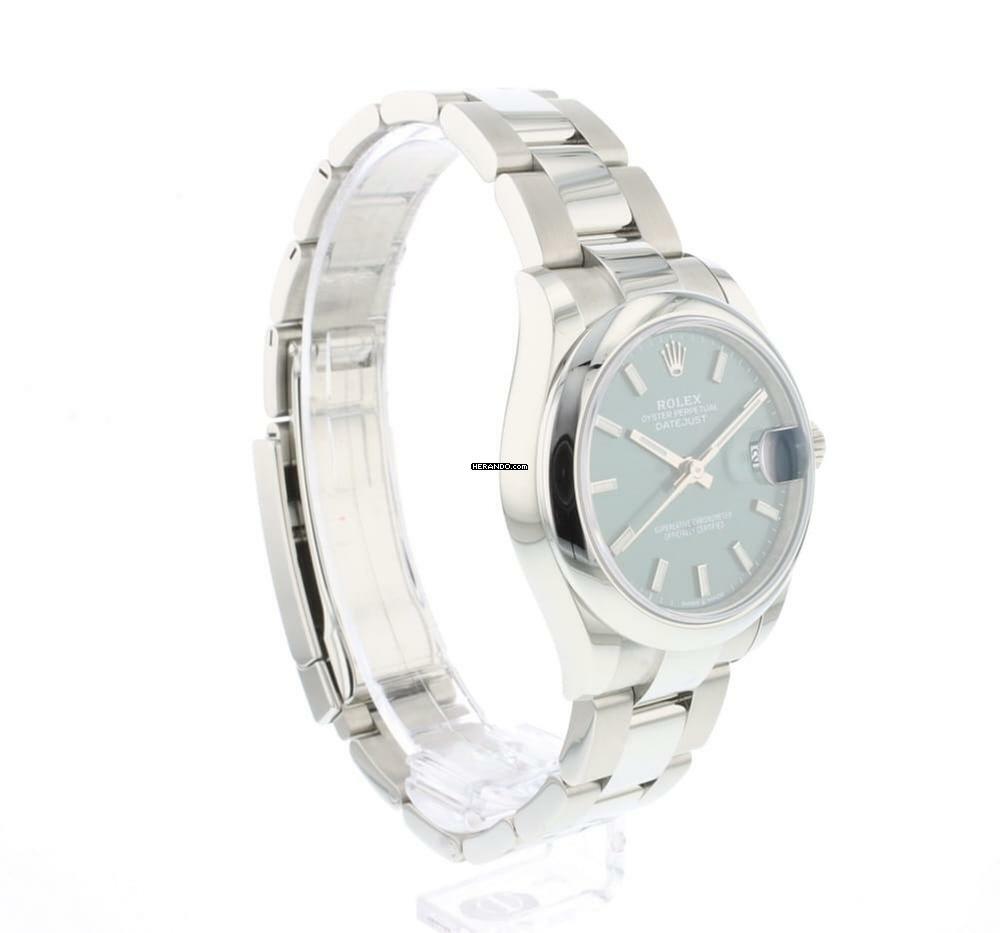 Thumbnail von Rolex Datejust 31 Midsize Green Dial