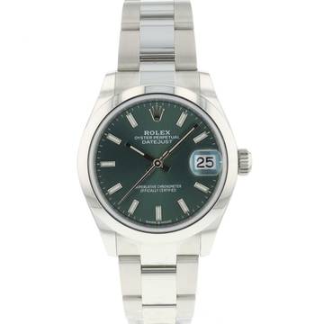  Rolex Datejust 31 Midsize Green Dial  