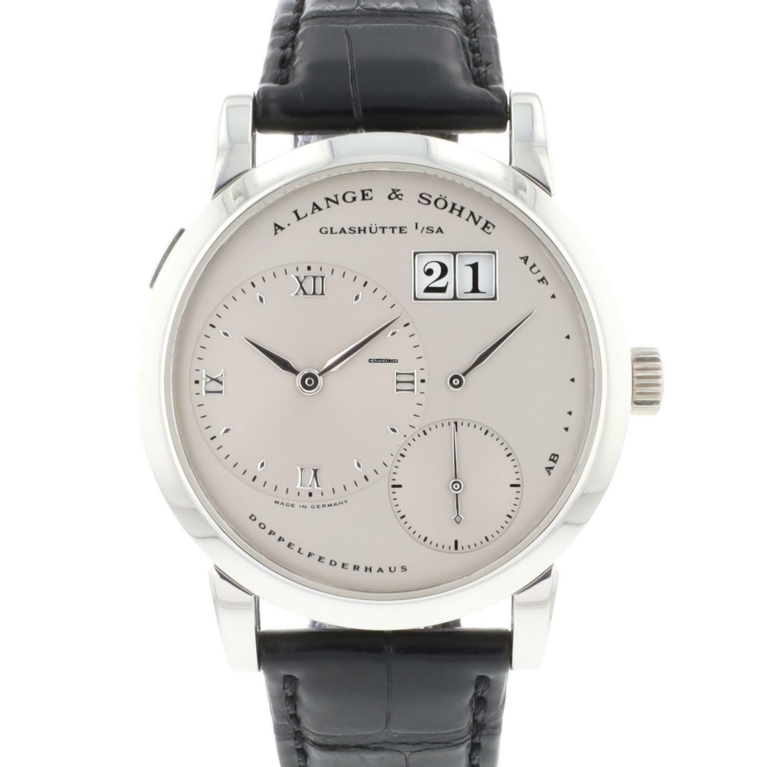 A. Lange & Söhne Lange 1 Platina Silver Dial </h1>