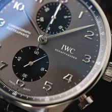Thumbnail von IWC Portugieser Chronograph Rattrapante Grey Dial 'Rue de la Paix Special Edition' </h1>