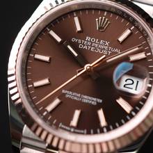 Thumbnail von Rolex Datejust 36 Steel Everosegold Jubilee Fluted Choco Dial </h1>