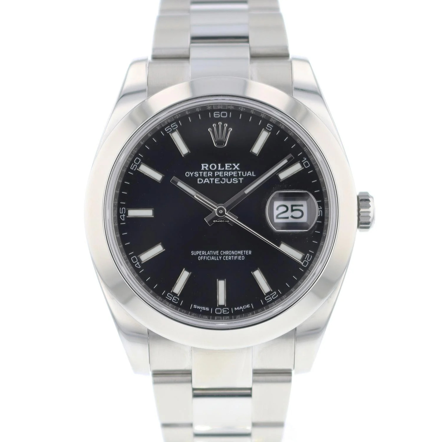 Rolex Datejust 41 Oyster Black Dial