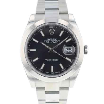  Rolex Datejust 41 Oyster Black Dial 