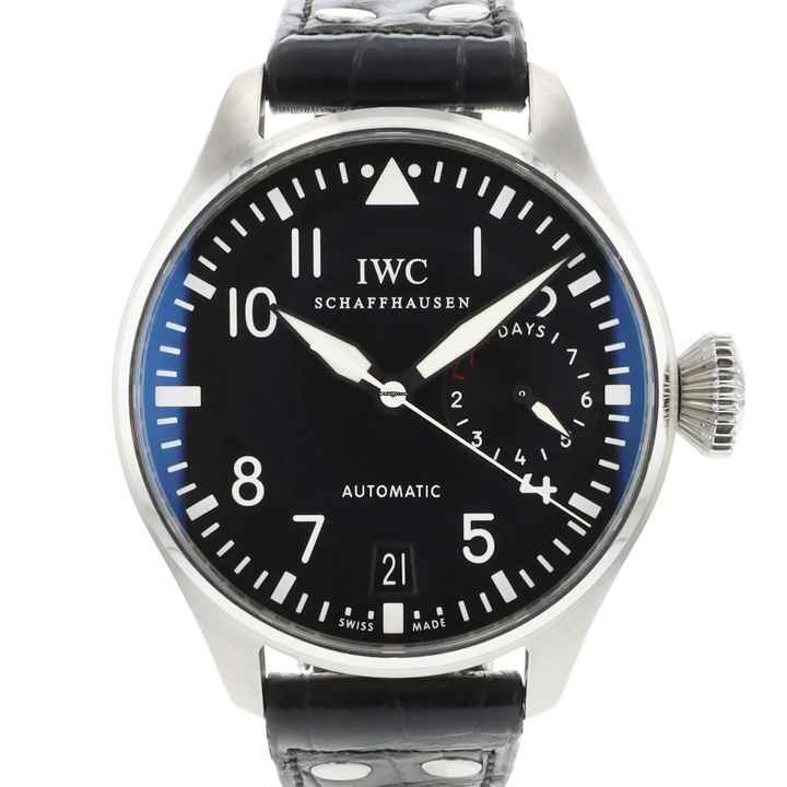  IWC Große Fliegeruhr Big Pilot 46MM 7-Days Steel Black Dial  