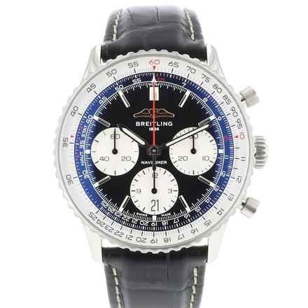  Breitling Navitimer 1 B01 Chronograph Black Dial </h1> 