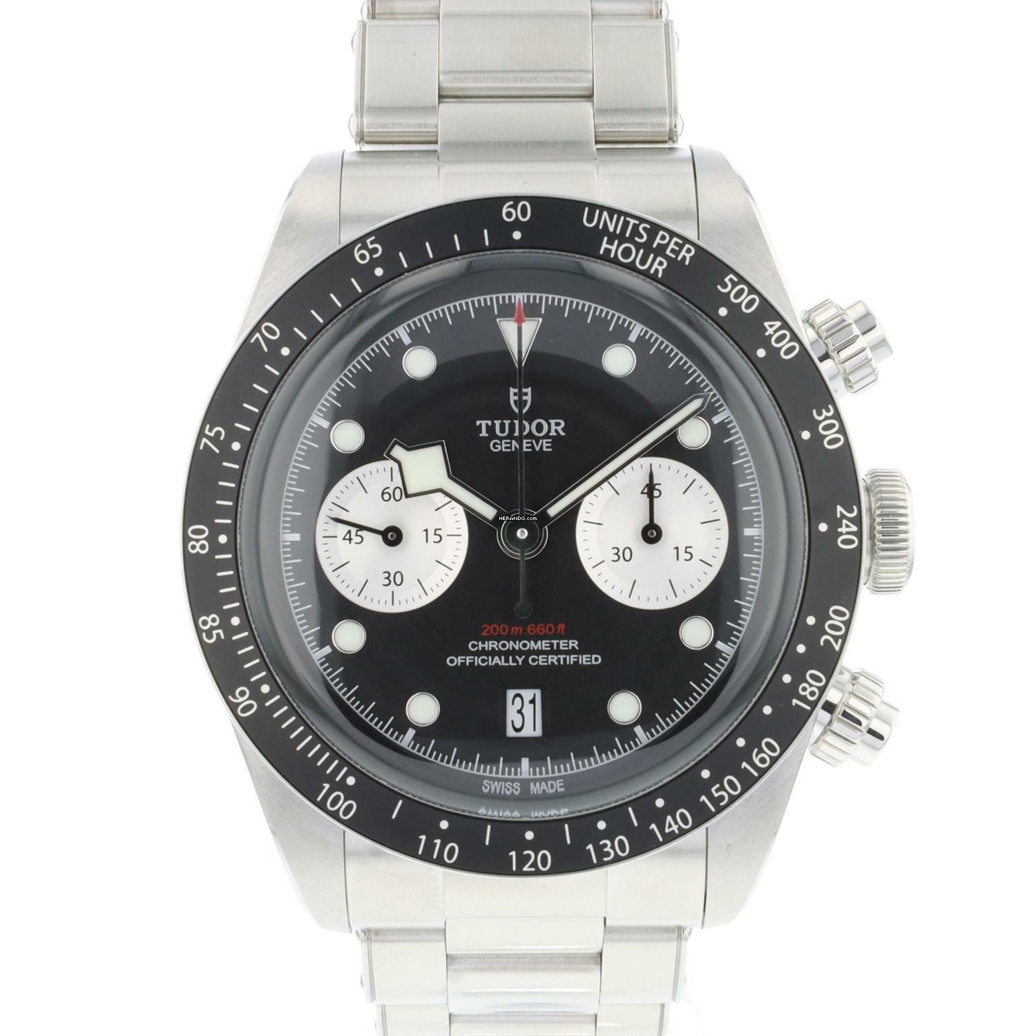 Tudor Black Bay Chrono Dial </h1>