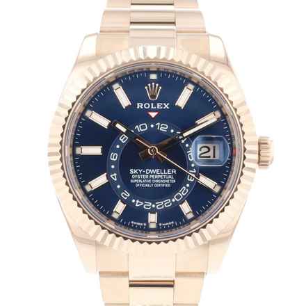  Rolex Sky-Dweller Rosegold Oyster Blue Dial </h1> 