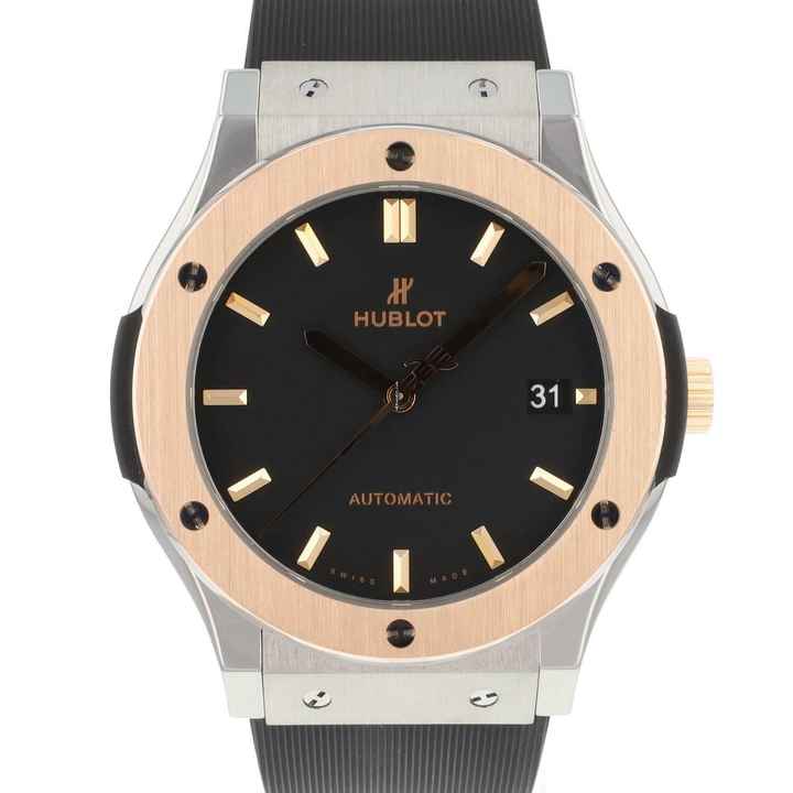  Hublot Classic Fusion 45MM Steel Rose Gold Black Dial </h1> 